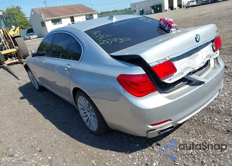 2012 BMW 750I xDrive из США, поврежденный, VIN WBAKC6C51CC396594
